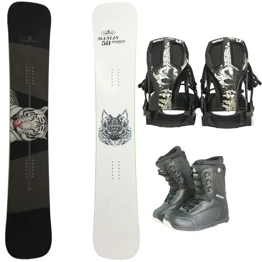 Kids' Snowboard Poplar Wood & Fiberglass