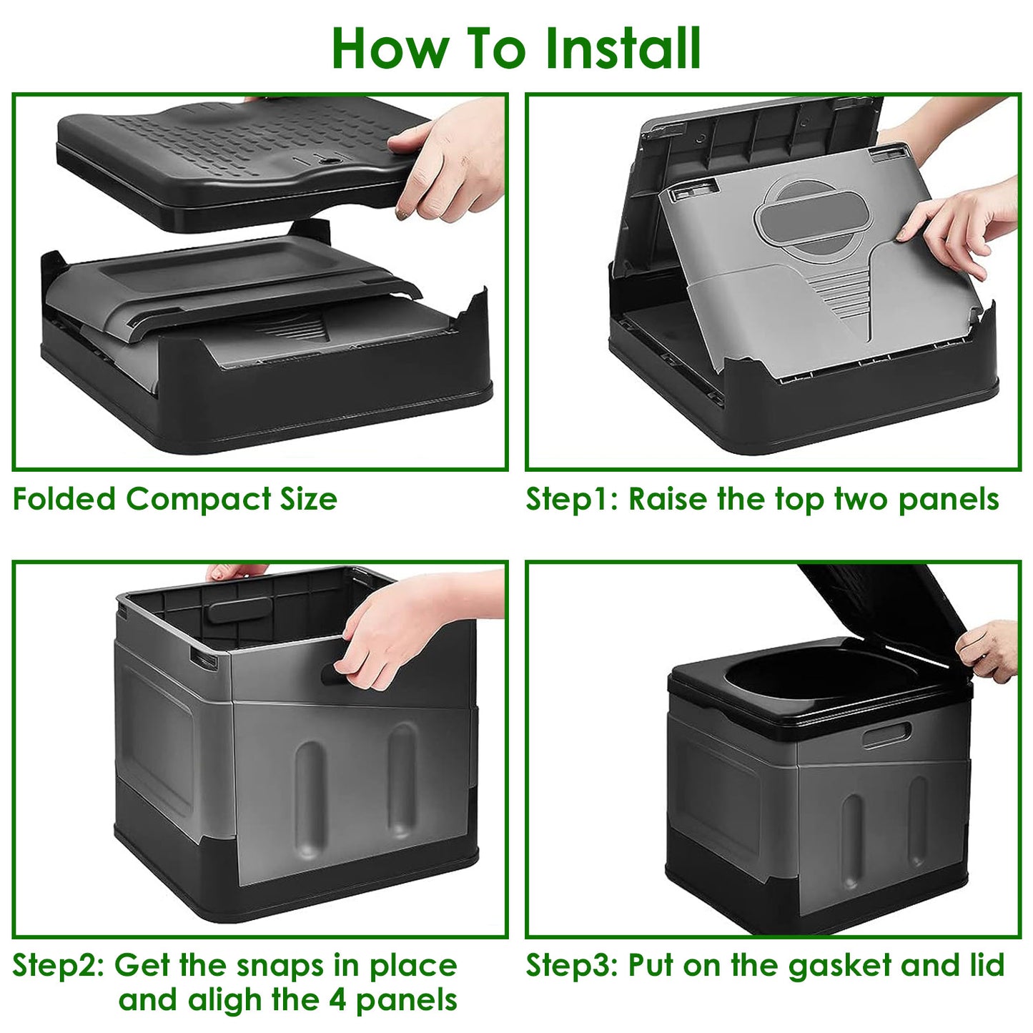 Portable Toilet For Car Camping Boating Hiking Outdoor