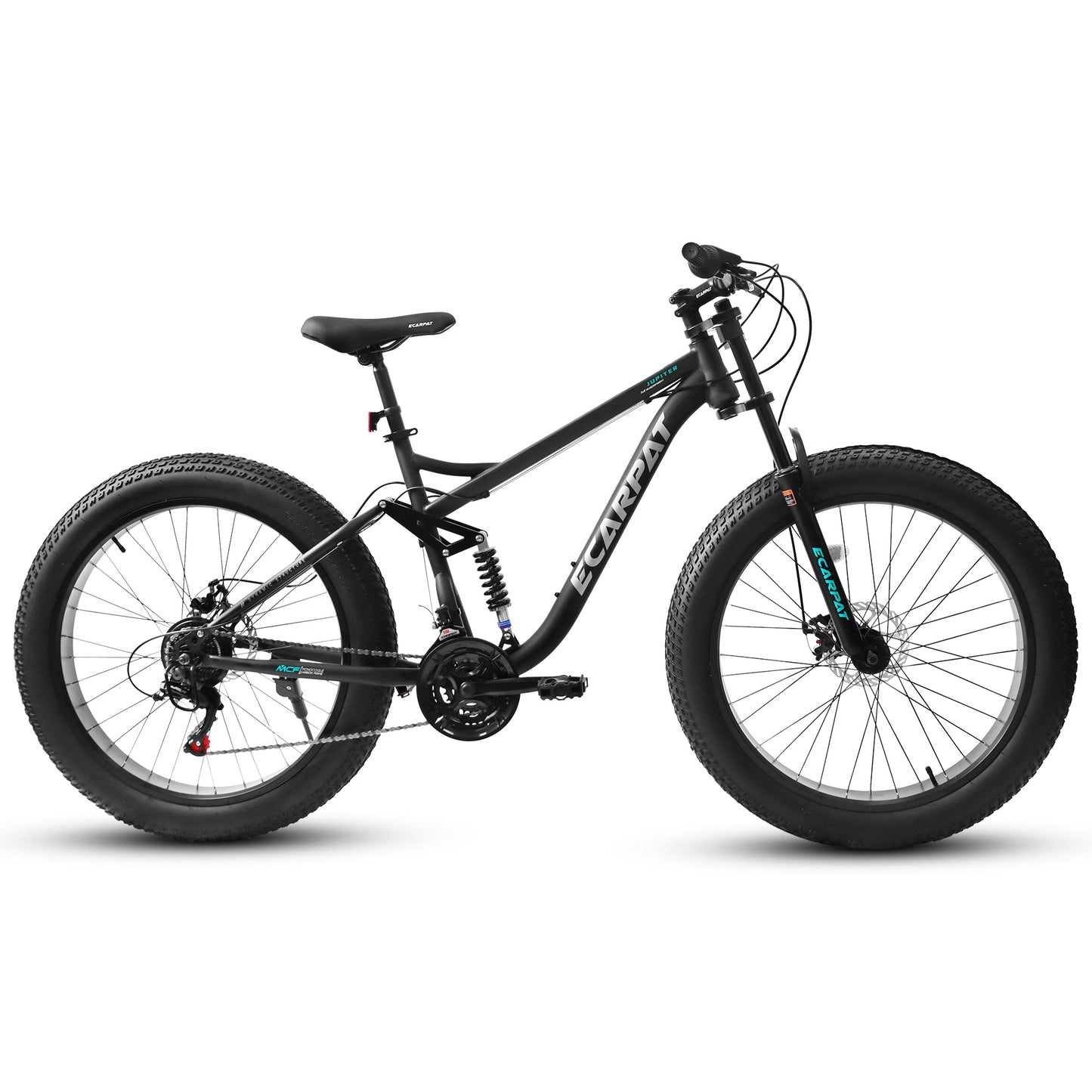 26" Trail Mountain Bike – Steel Frame, 21-Speed Shimano (Black)