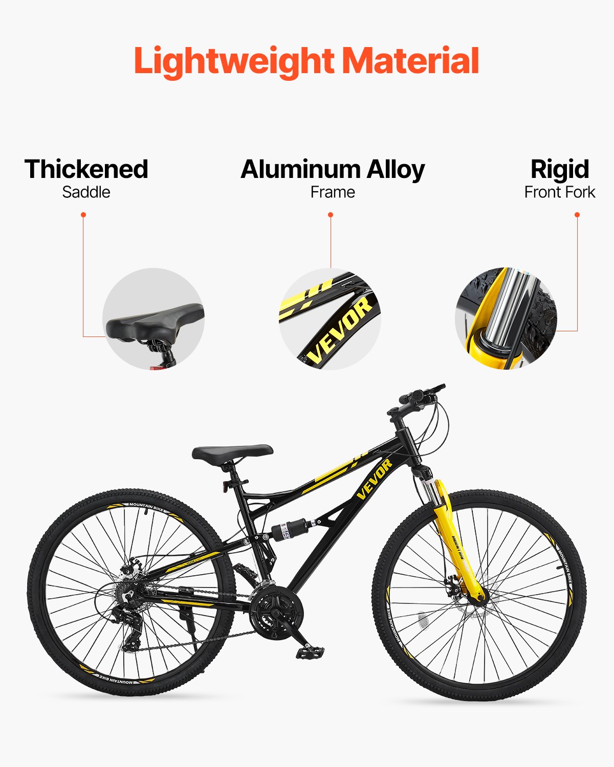 Mountain Bike – TrailMax 29” | Full Suspension | 24-Speed | Black