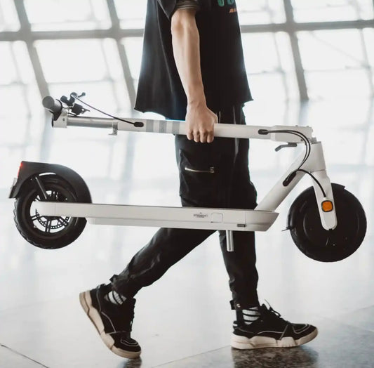 300 W Ultra-Light Electric Scooter – Hidden Handle Design, 22-Mile Range (26 lb Frame)