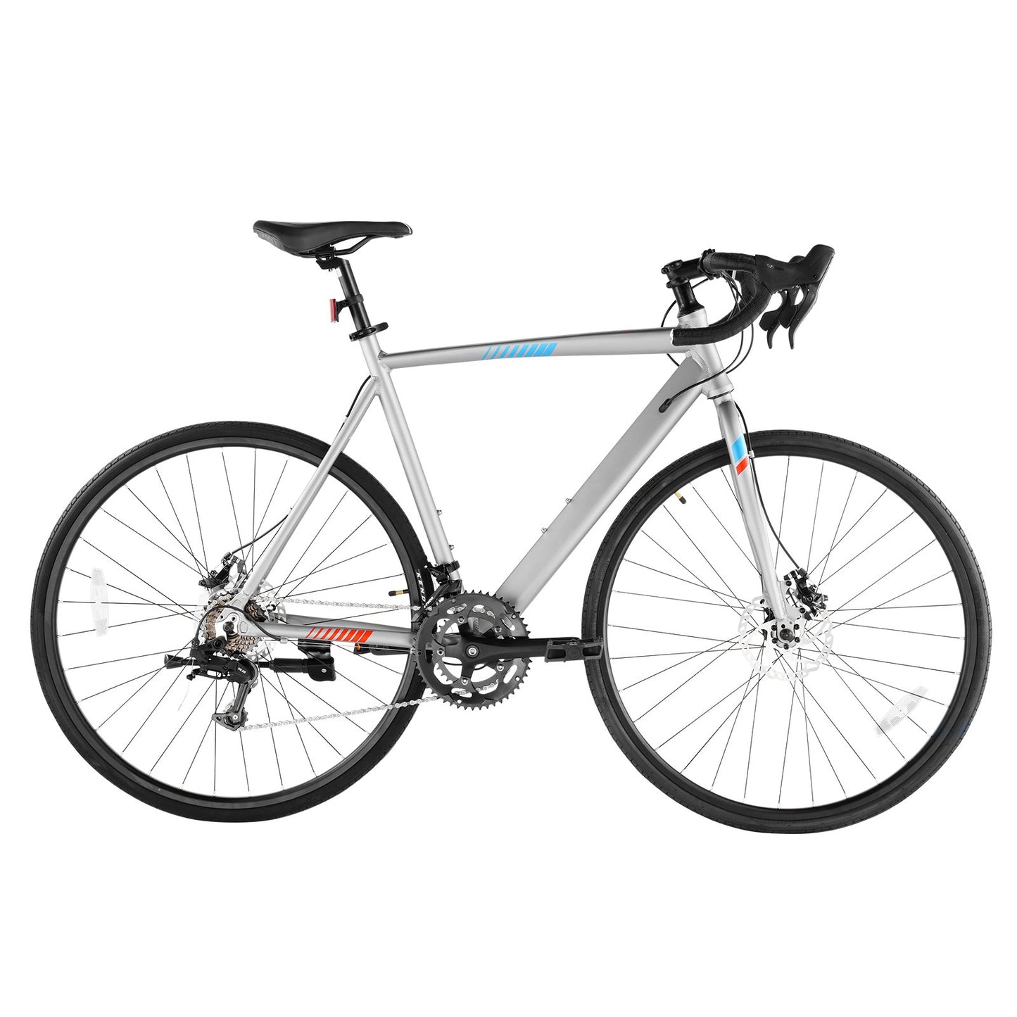 Road Bike – AeroRide 700C | 14-Speed | Disc Brakes| Grey