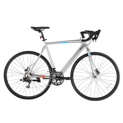 Road Bike – AeroRide 700C | 14-Speed | Disc Brakes| Grey