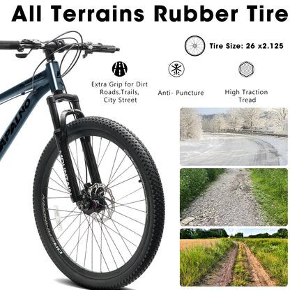 Mountain Bike – AllTrail 26” | Hardtail | 21-Speed | Blue