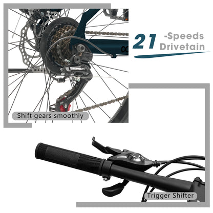 Mountain Bike – AllTrail 26” | Hardtail | 21-Speed | Blue