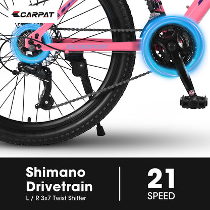 26" Women’s Mountain Bike – 21-Speed, Front Suspension (Pink)