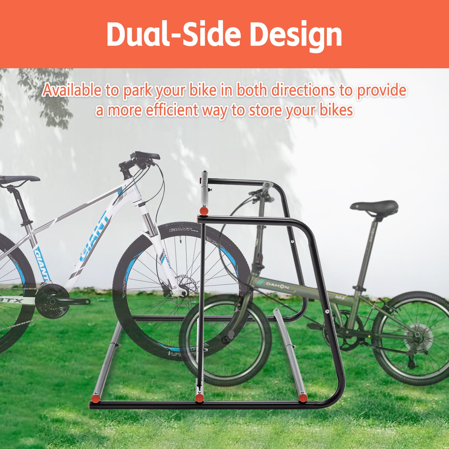 Bike Storage Rack – 10 Bike Capacity | Heavy-Duty Steel