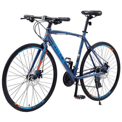 700C Hybrid Road & City Bike – 24-Speed Disc Brake (Men & Women)