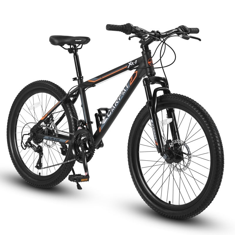 24" Youth Mountain Bike – 21-Speed Shimano, Dual Disc Brakes