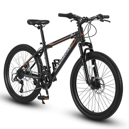 24" Youth Mountain Bike – 21-Speed Shimano, Dual Disc Brakes