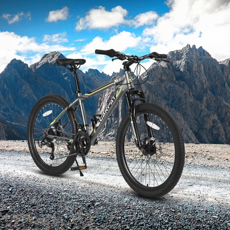 24" All-Terrain Youth Mountain Bike – Steel Frame, 21-Speed Shimano