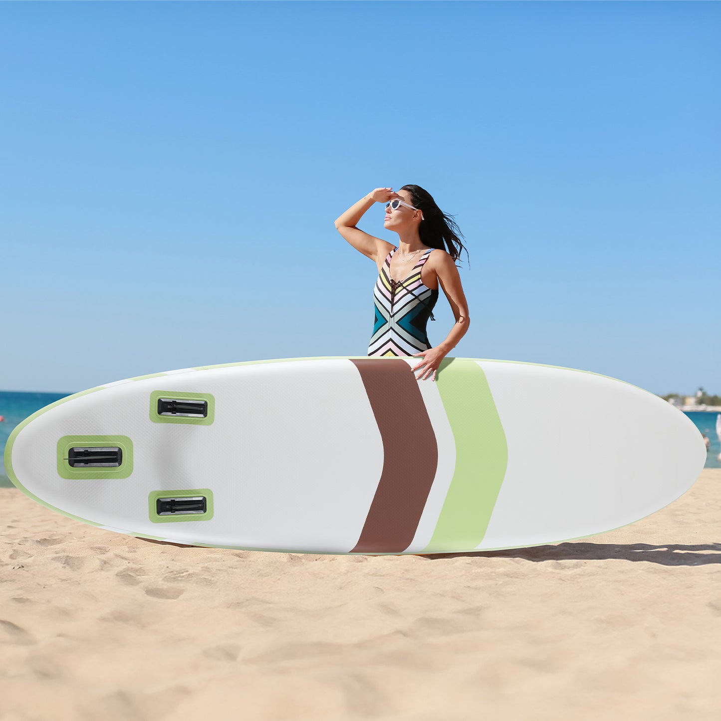 Inflatable Stand Up Paddle Boards 10 Ft 5 In Premium SUP Paddle Board With Accessories