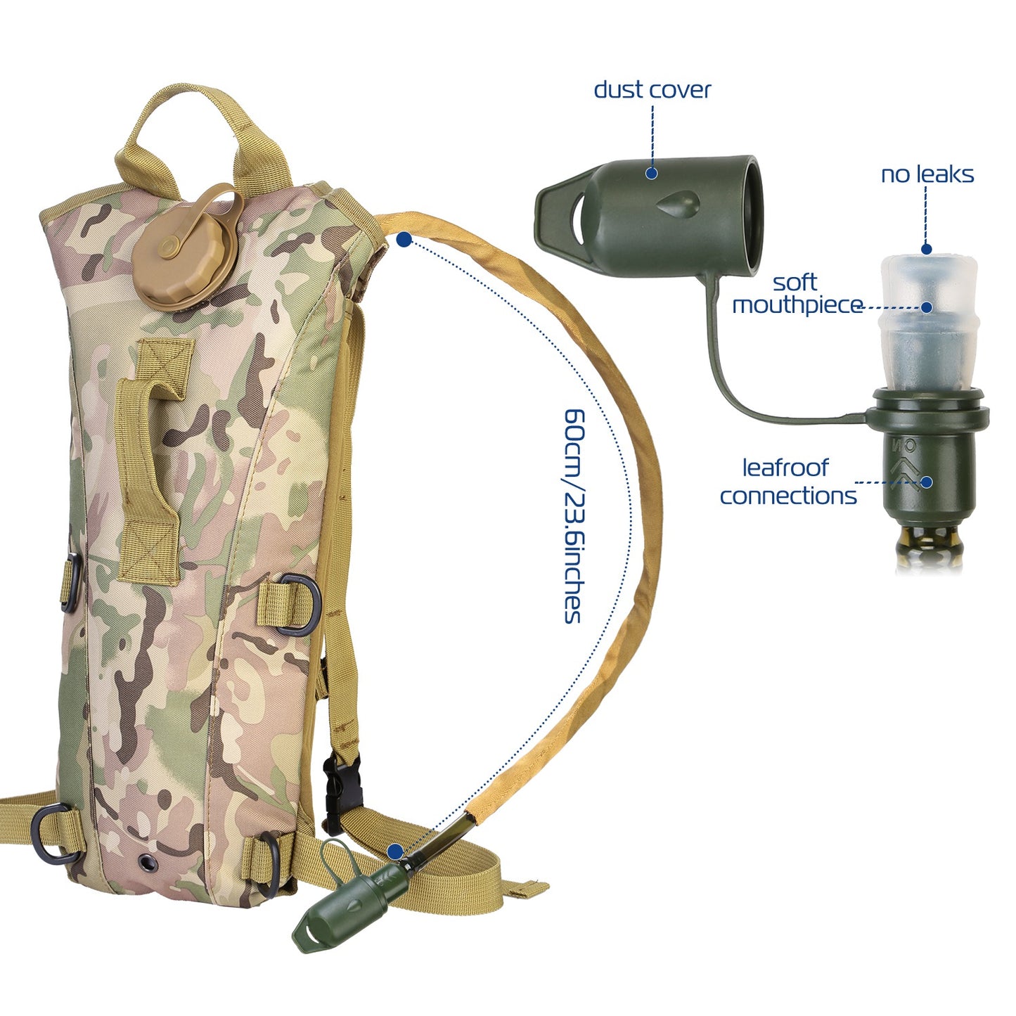 Hydration Backpack – 3L Water Bladder