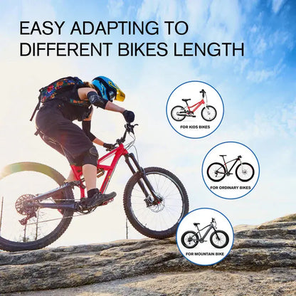 2-Bike Hitch Bike Rack, Folding Fat Tire Bike Carrier, 200 LBS, 2'' Receiver