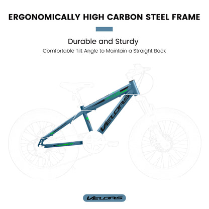 20" Fat Tire Mountain Bike – 7-Speed, Dual Disc Brakes (City & Trail)