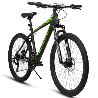 26" Aluminum Frame Mountain Bike – 21-Speed Disc Brake, Front Suspension