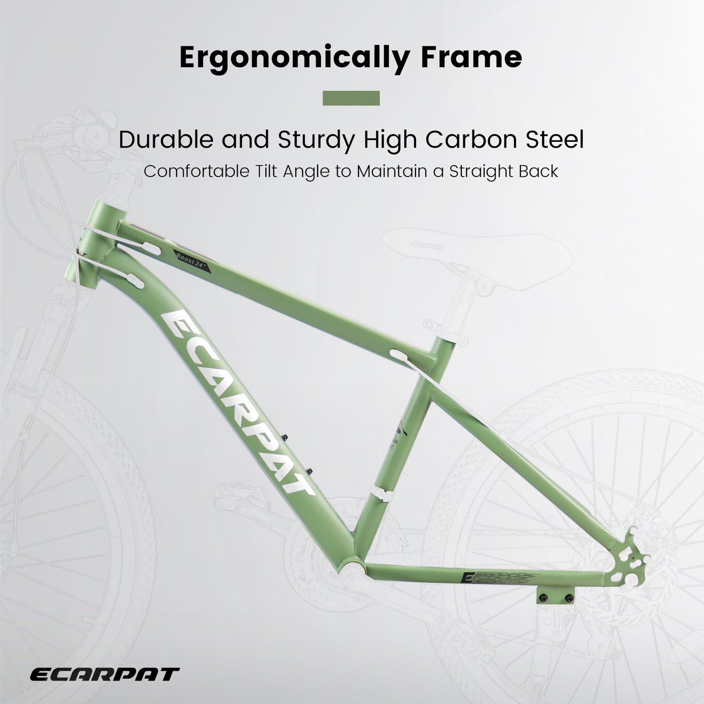 Mountain Bike – TrailLite 24” | Hardtail | 21-Speed | Green