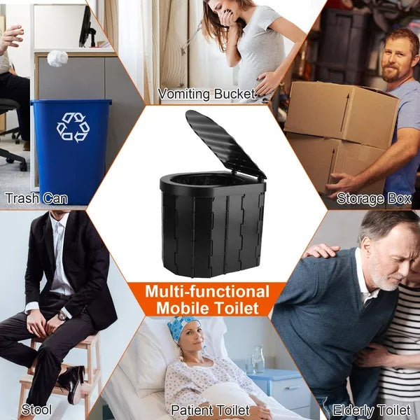 Foldable Emergency Toilet Portable