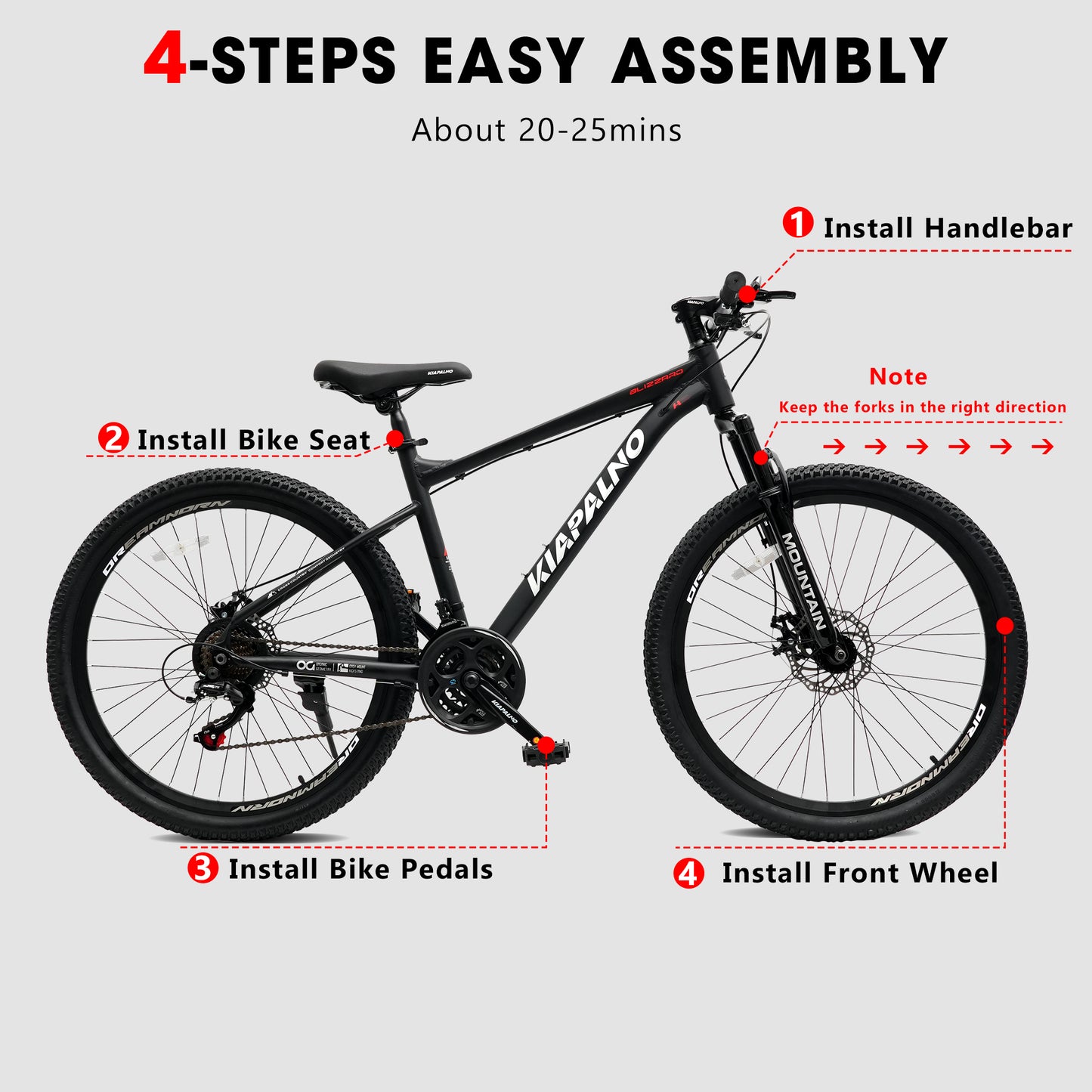 Mountain Bike – AllTrail 26” | Hardtail | 21-Speed | Black