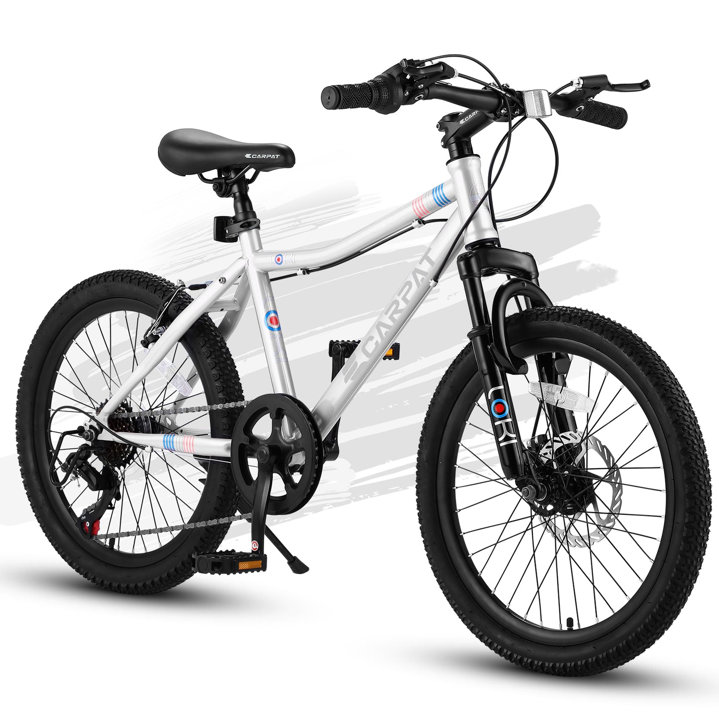 Kids Mountain Bike – TrailKid 20” | Front Suspension | 7-Speed | White