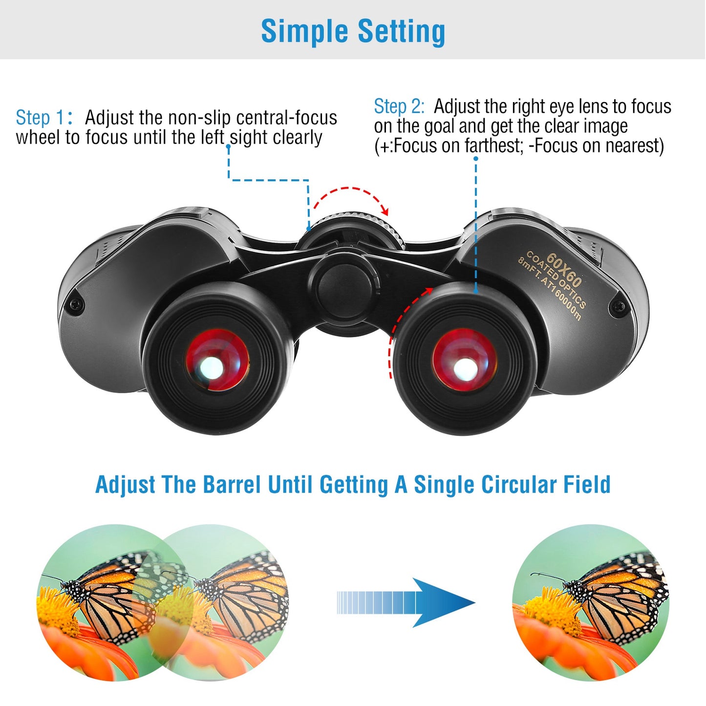 Binoculars – HD Lens | Low-Light Viewing