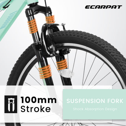 Mountain Bike – TrailLite 26” | Front Suspension | 21-Speed | Green