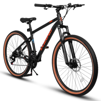 Mountain Bike – RidgeLine 27.5” | Hardtail | 21-Speed | Black-Red