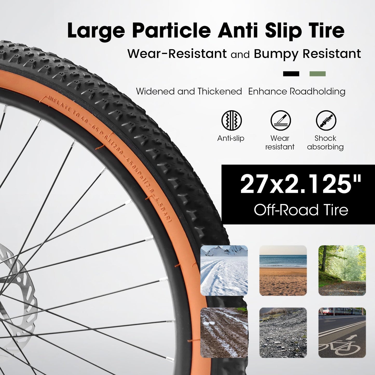 Mountain Bike – RidgeLine 27.5” | Hardtail | 21-Speed | Black-Red