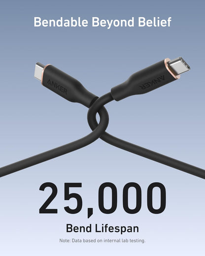 Anker 643 USB-C to USB-C Cable (Flow, Silicone)