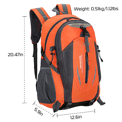 36L Waterproof Outdoor Backpack – Hiking & Travel Daypack (Multiple Colors)