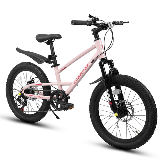 Kids Mountain Bike – TrailKid 20” | Front Suspension | 7-Speed | Pink