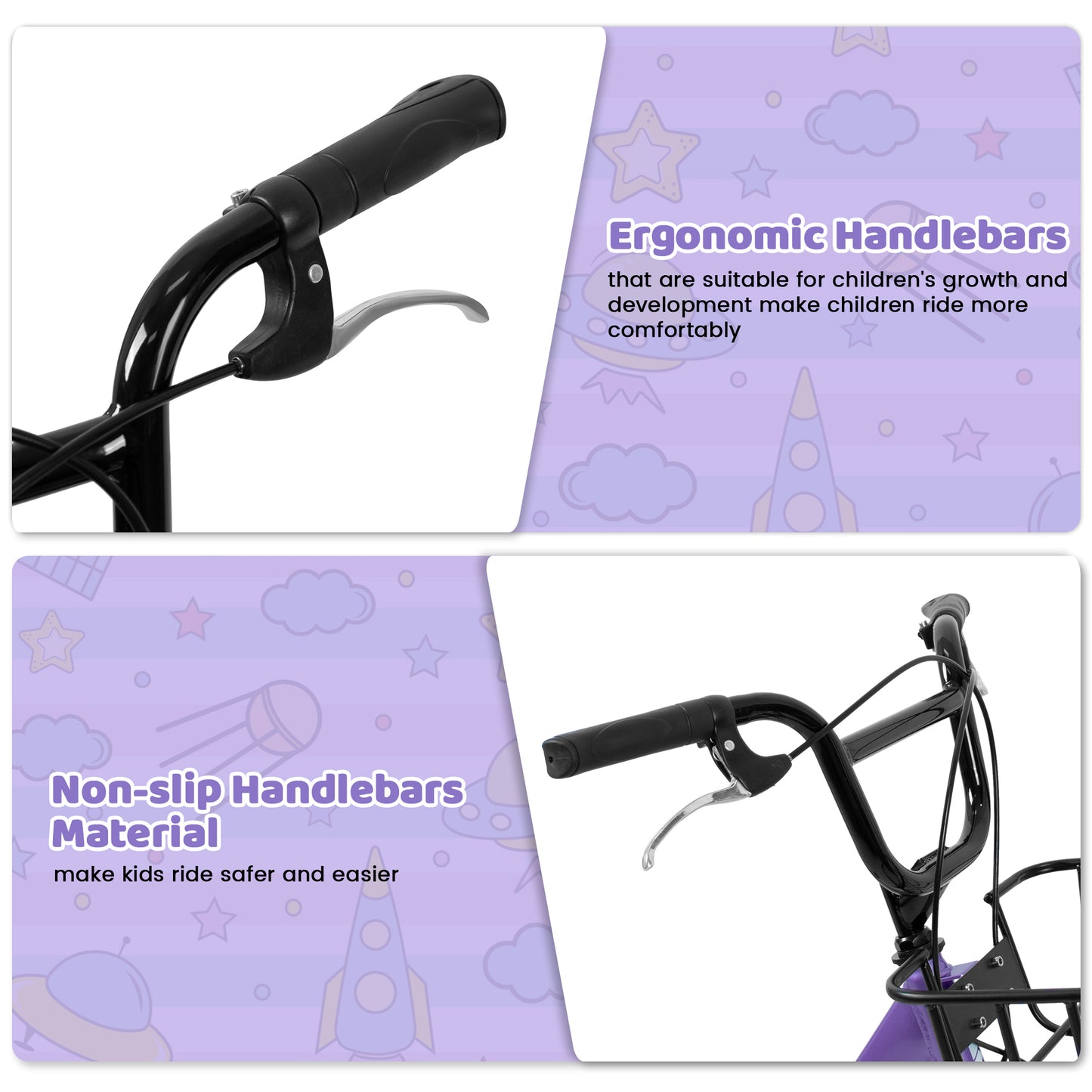 Kids Bike – CityCruze 20” | Coaster Brake | Single Speed | Purple