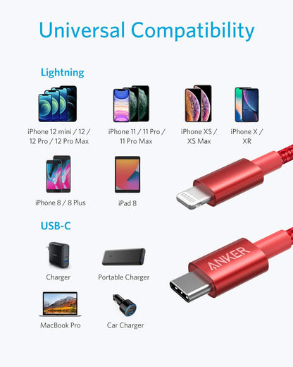 Anker 331 USB-C to Lightning Cable