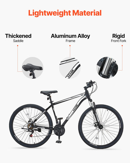 Mountain Bike – TrailMax 29” | Front Suspension | 21-Speed