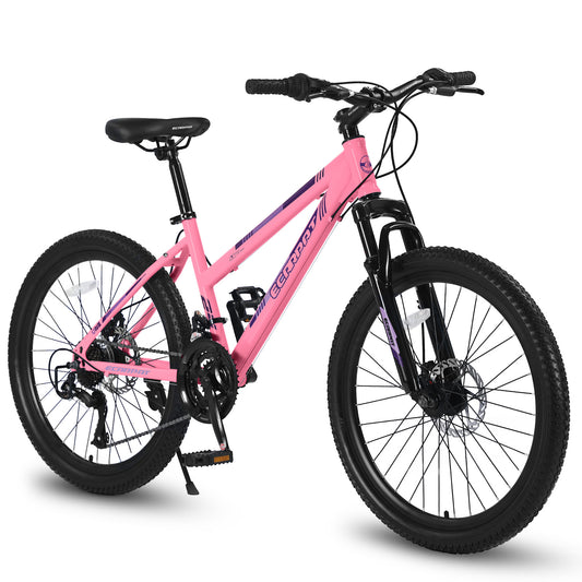 26" Women’s Mountain Bike – 21-Speed, Front Suspension (Pink)