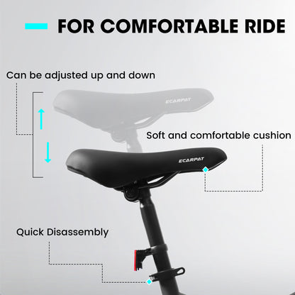 26" Trail Mountain Bike – Steel Frame, 21-Speed Shimano (Black)