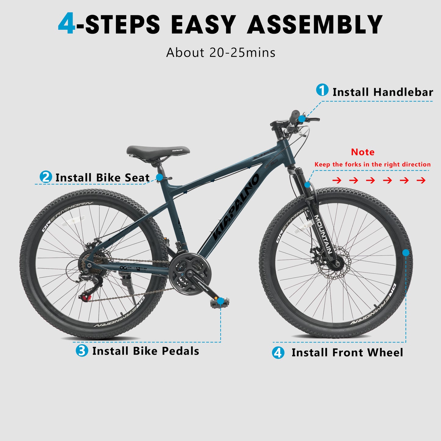 Mountain Bike – AllTrail 26” | Hardtail | 21-Speed | Blue