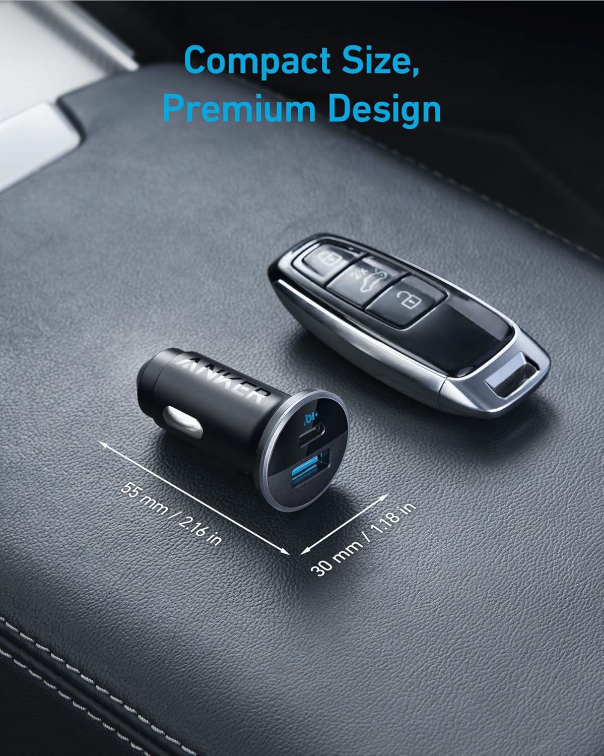 Anker 323 Car Charger (52.5W)
