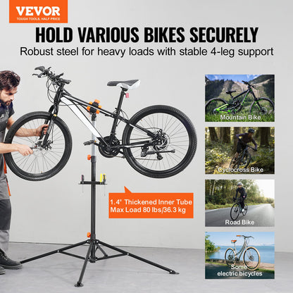 Bike Repair Stand – 80 lb Capacity | Steel Frame