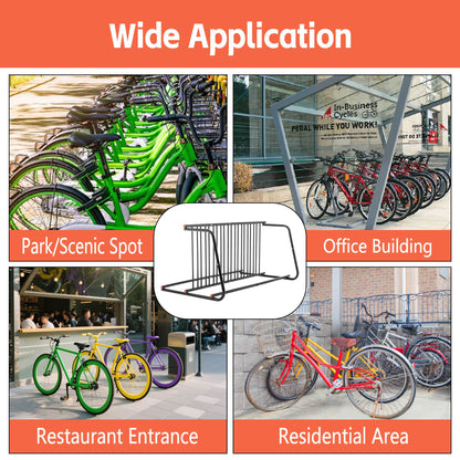 Bike Storage Rack – 10 Bike Capacity | Heavy-Duty Steel