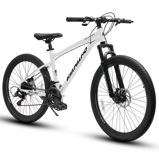 26" AllTrail Adult Mountain Bike | 21-Speed Hardtail (White)