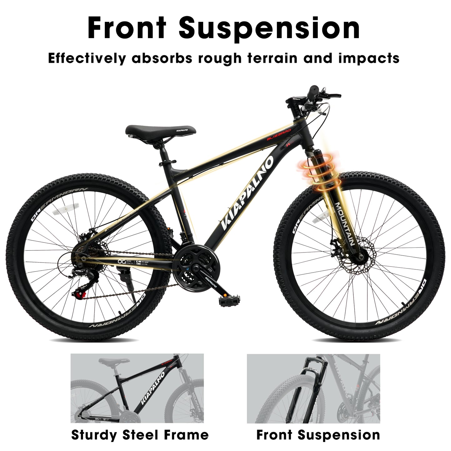 Mountain Bike – AllTrail 26” | Hardtail | 21-Speed | Black