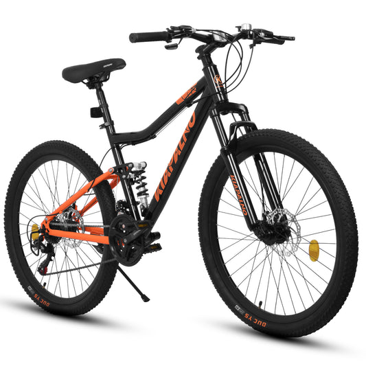 26" Shock-Absorbing Mountain Bike – 21-Speed Shimano (Unisex)