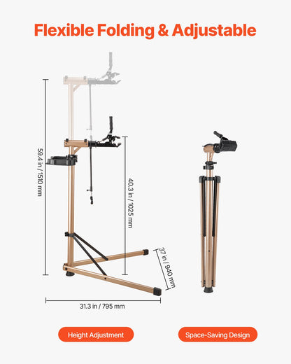 Bike Repair Stand – 110 lb Capacity | Foldable