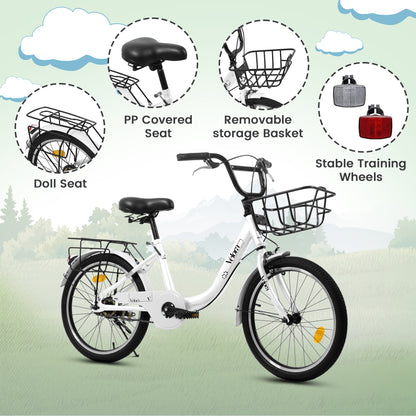 Kids Bike – CityCruze 20” | Coaster Brake | Single Speed | White
