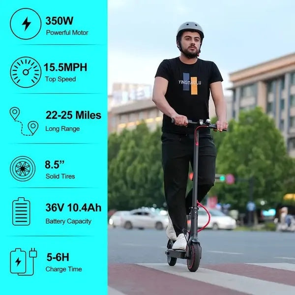 350W Electric Scooter – Ideal for Commuting & School, Foldable Design