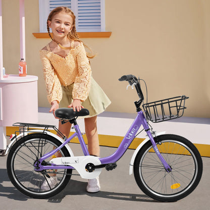 Kids Bike – CityCruze 20” | Coaster Brake | Single Speed | Purple