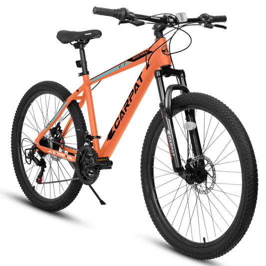 26" Aluminum Frame Mountain Bike – 21-Speed Disc Brake, Front Suspension