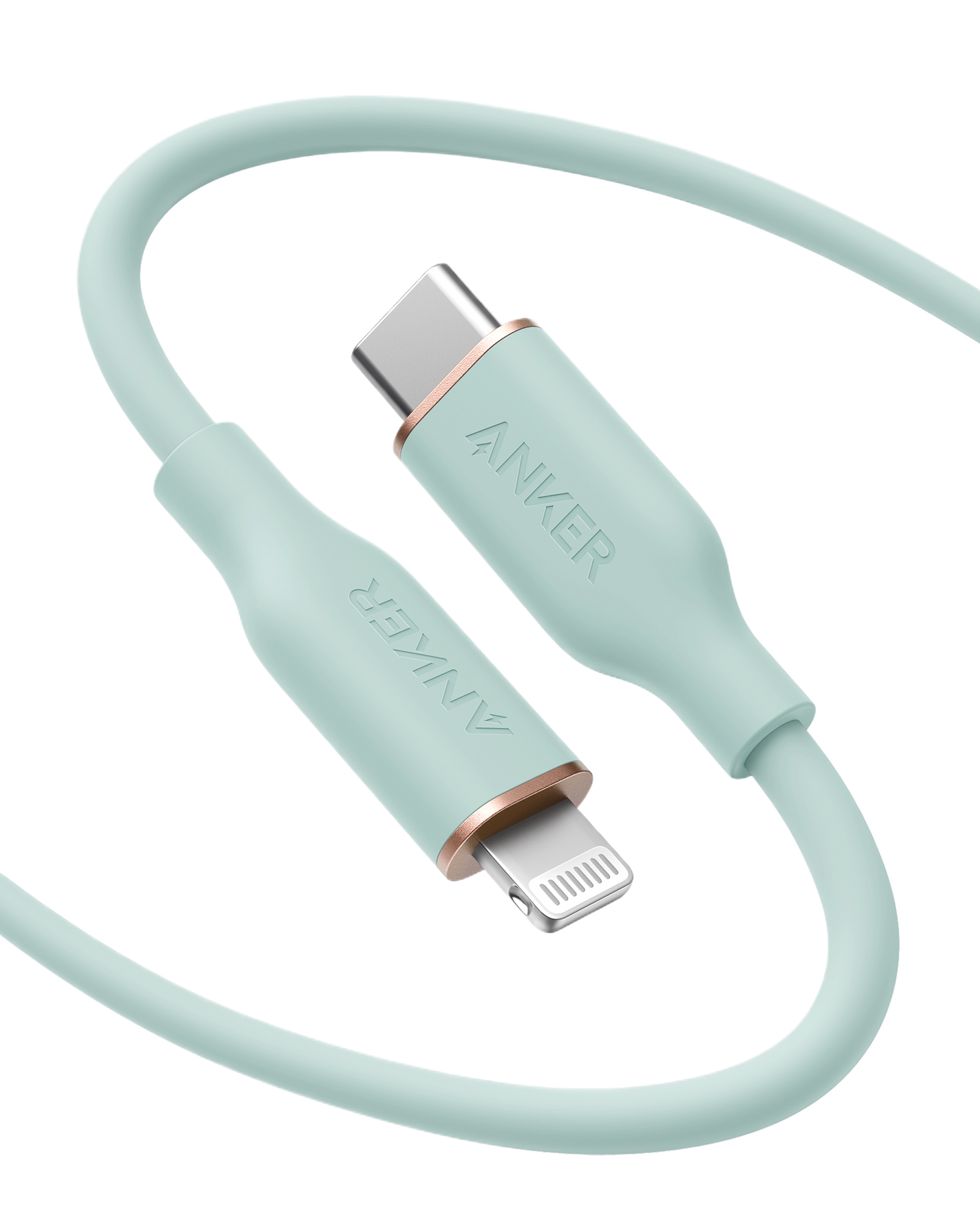 Anker 641 USB-C to Lightning Cable (Flow, 3 ft Silicone)