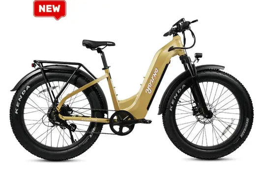 YOUNG Electric E-Scout Pro Step-Through Commuter Ebike | Up to 80 Miles, 28 MPH | 960Wh LG Battery, 26’’ All-terrain eBike